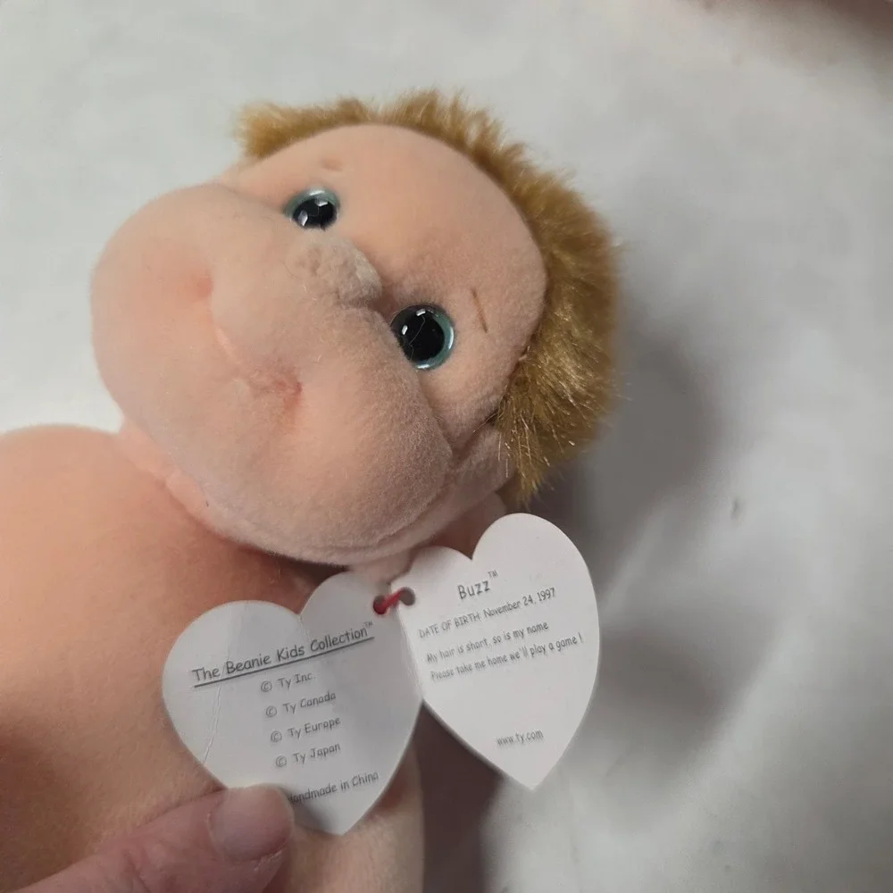 TY 10' Beanie Baby Kids Plush‎ Dolls, 1992-1997, Lot of 6 retired